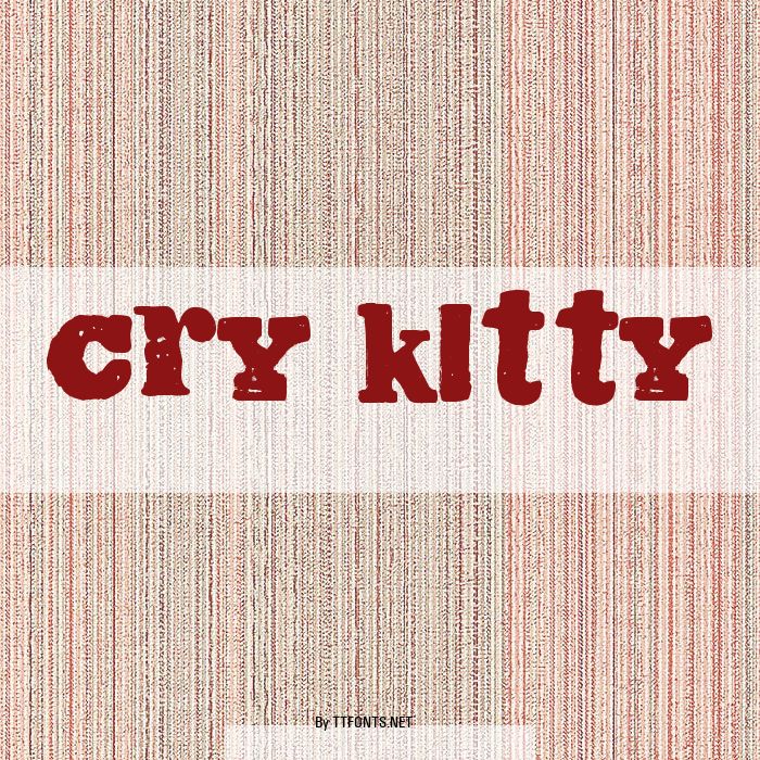 Cry Kitty example